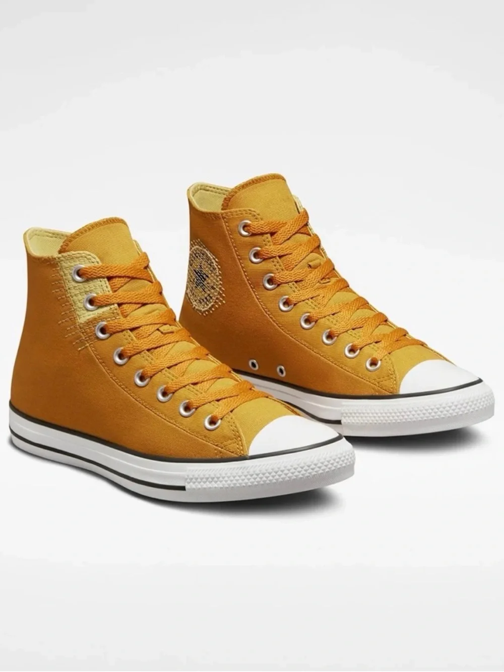 Like NEW Converse Chuck Taylor All Star Sneakers. Mustard Yellow | M8.5/W10 - Picture 5 of 12